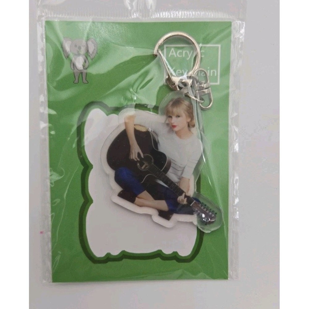 Taylor Swift Eras Tour Canvas Tote Bag Makeup Bag 2 Keychains 48 Stickers NEW - Picture 8 of 16